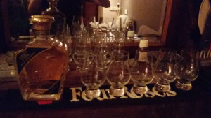 Lining up for some serious tasting!