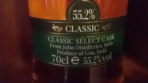 Paul John Classic label