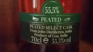 Paul John Peated close-up