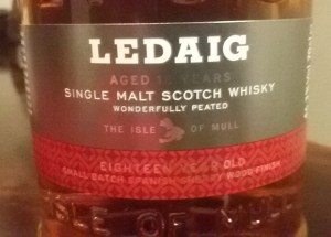 Ledaig 18 label (Whisky Lady)