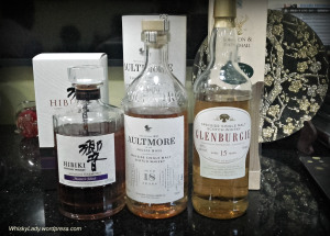 Hibiki Harmony, Aultmore 18, Glenburgie