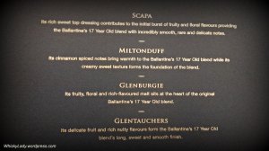 Ballantine's Signature Distillery Collection 17 year