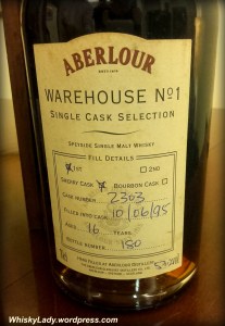 Hand filled Abelour 16 year