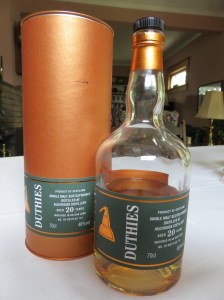 Photo & sample courtesy Whisky Lady's Aunt & Uncle