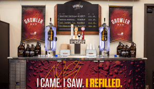 Growler Bar (Photo: http://www.liquormarts.ca/retail-marketing/growler-images)