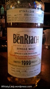 BenRiach 1999